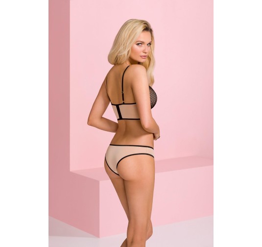 Bielizna-DENERYS SET beige S/M